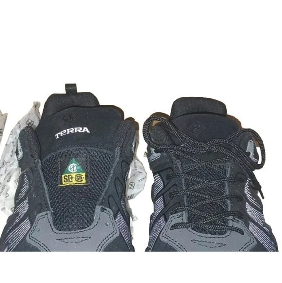New Terra Spider X 12 US Men\'s Composite Toe Safety Shoe Work Black/Grey SD+ main image 8